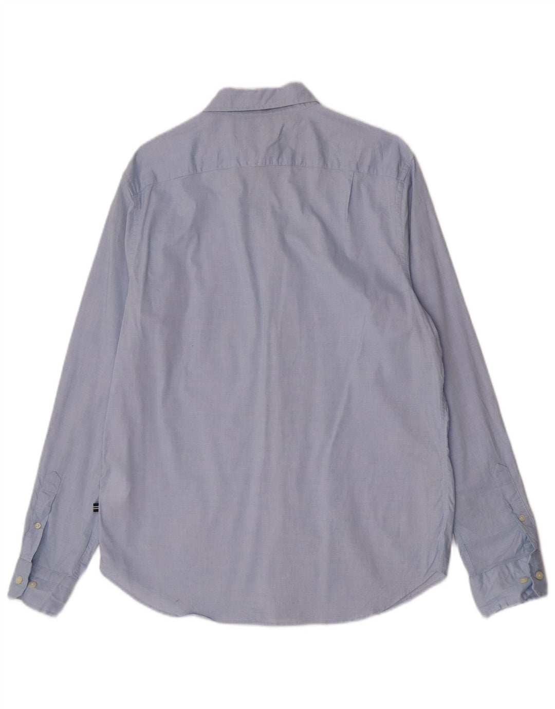 Nautica Chemise Coupe Classique Homme Bleu Moyen Coton