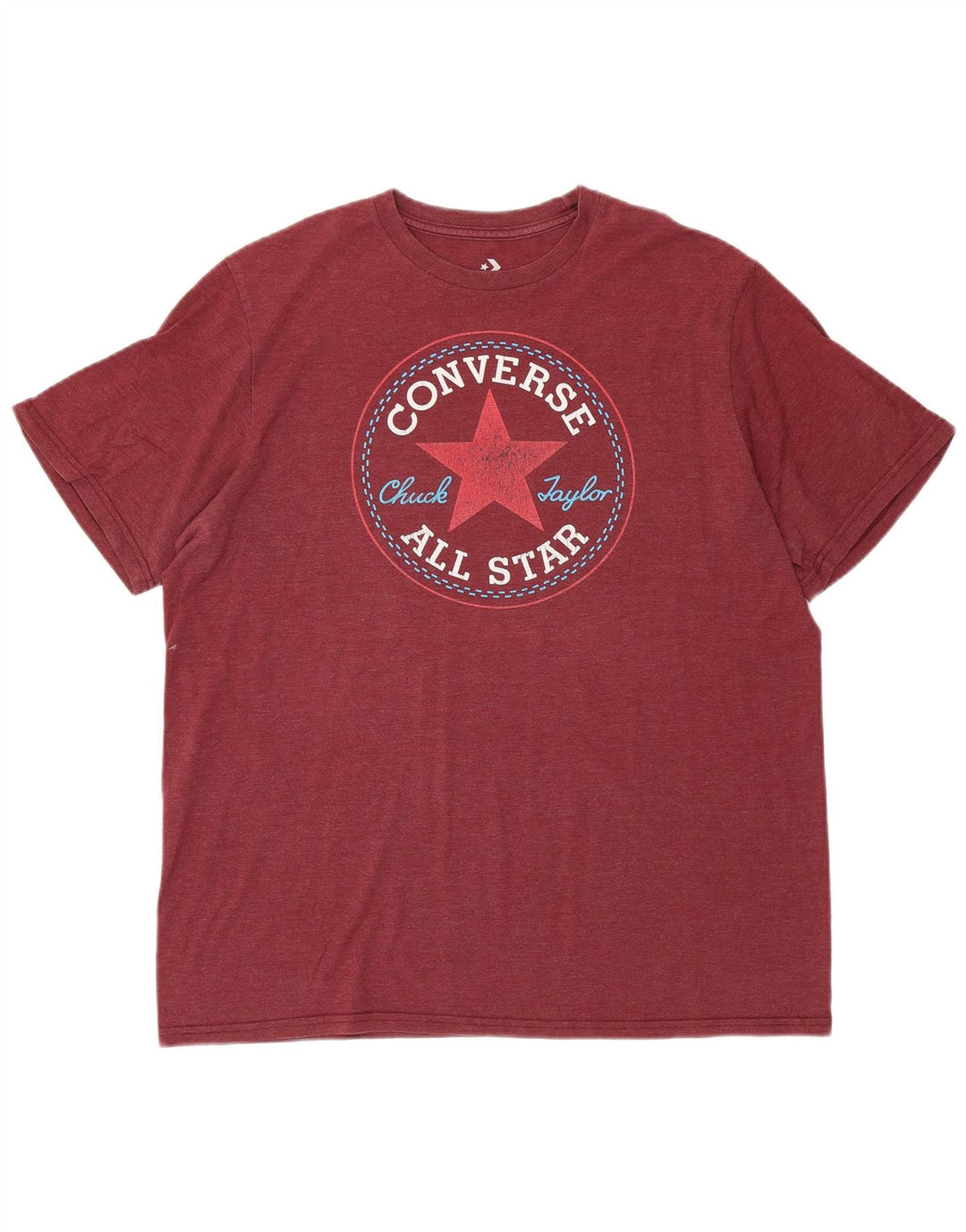 CONVERSE T-Shirt Graphique Chuck Taylor Homme Bordeaux Moyen