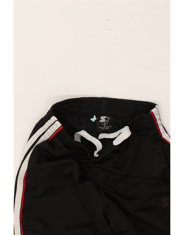 STARTER Boys Tracksuit Trousers 7-8 Years Medium Black Polyester Vintage Starter and Second-Hand Starter from Messina Hembry 
