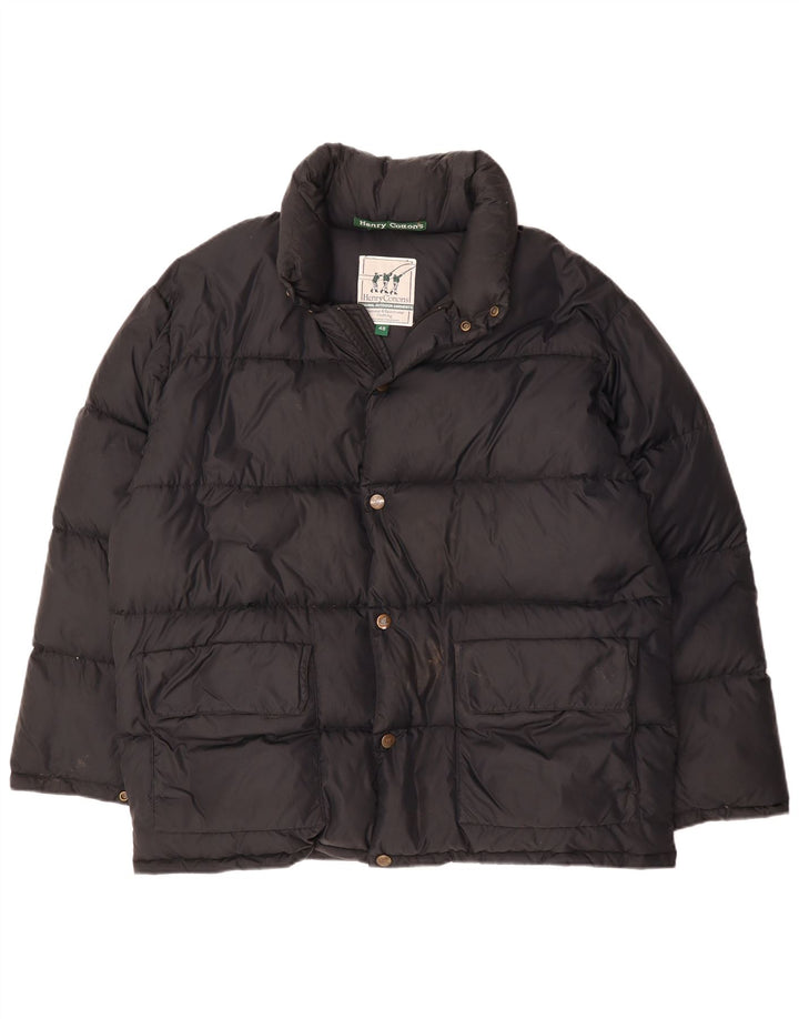 HENRY COTTONS Veste matelassée coupe ample pour homme IT 48 Noir moyen
