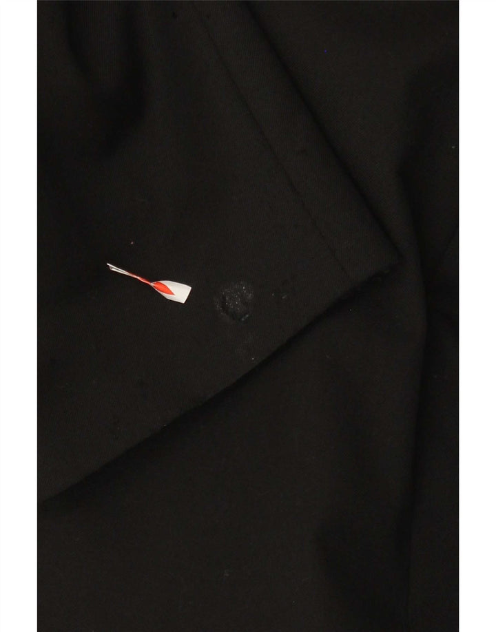 Marks & Spencer Veste blazer double boutonnage pour homme UK 44 XL Noir Laine vierge