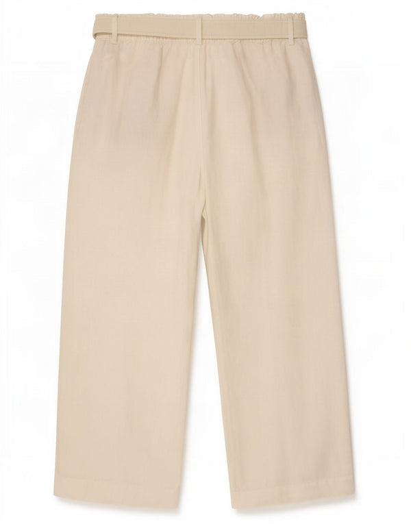 Marks & Spencer Pantalon taille haute pour femme UK 14 Large W32 L28 Blanc