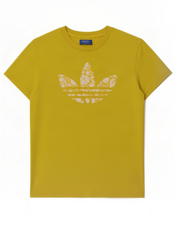Adidas T-Shirt Graphique Homme Jaune Moyen