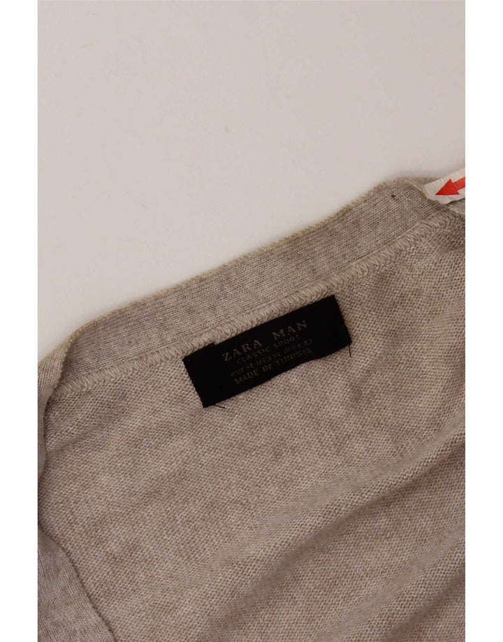 Zara Pull Cardigan Homme XL Gris