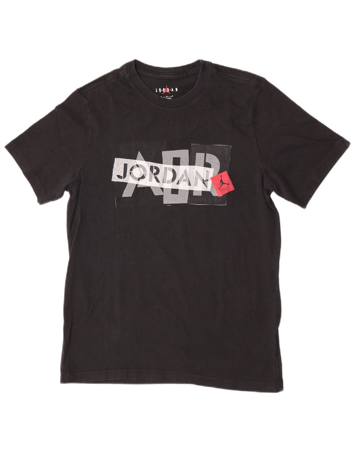 Jordan T-shirt Air Graphic pour homme en coton noir moyen