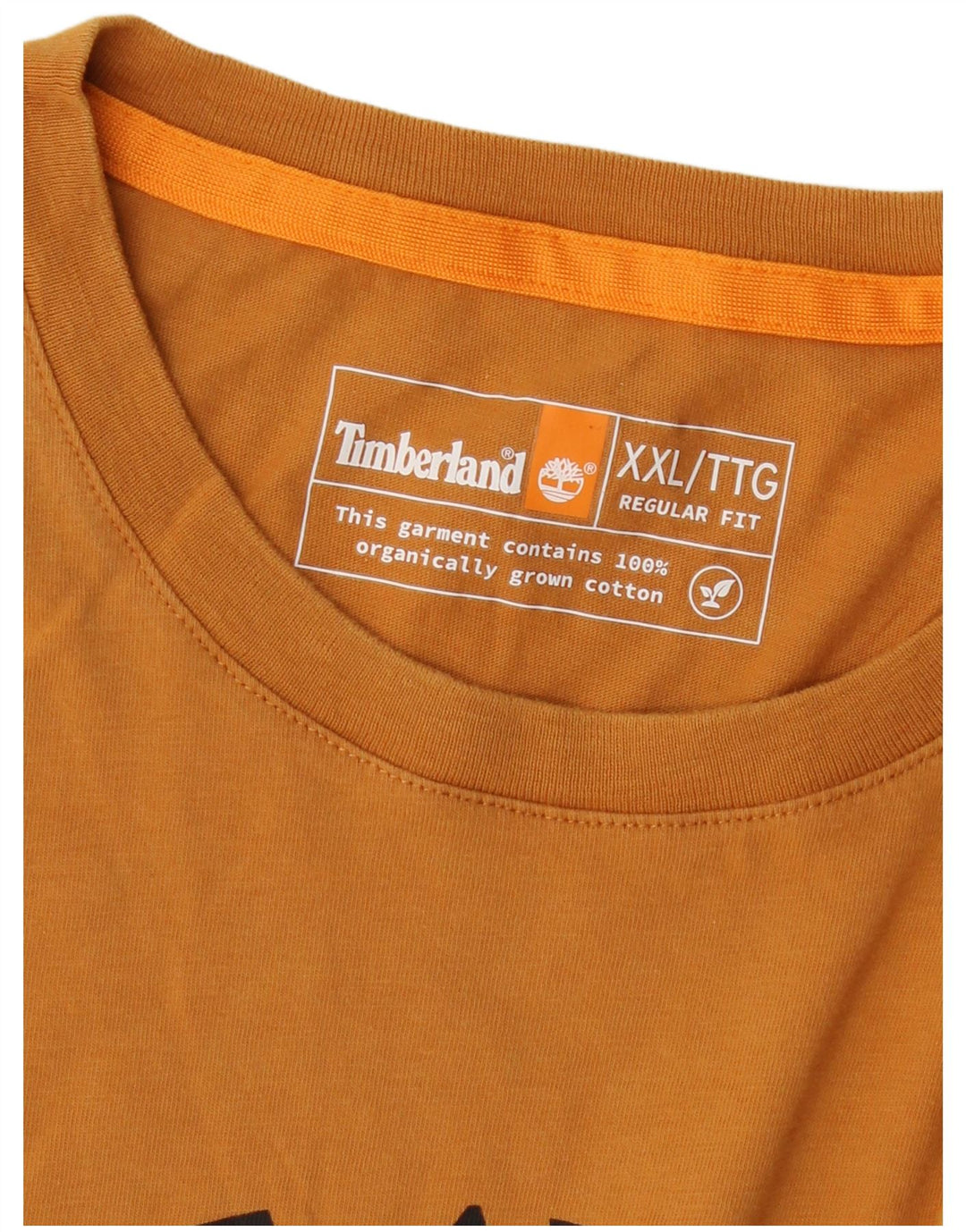 Timberland T-shirt coupe régulière pour homme avec logo orange 2XL