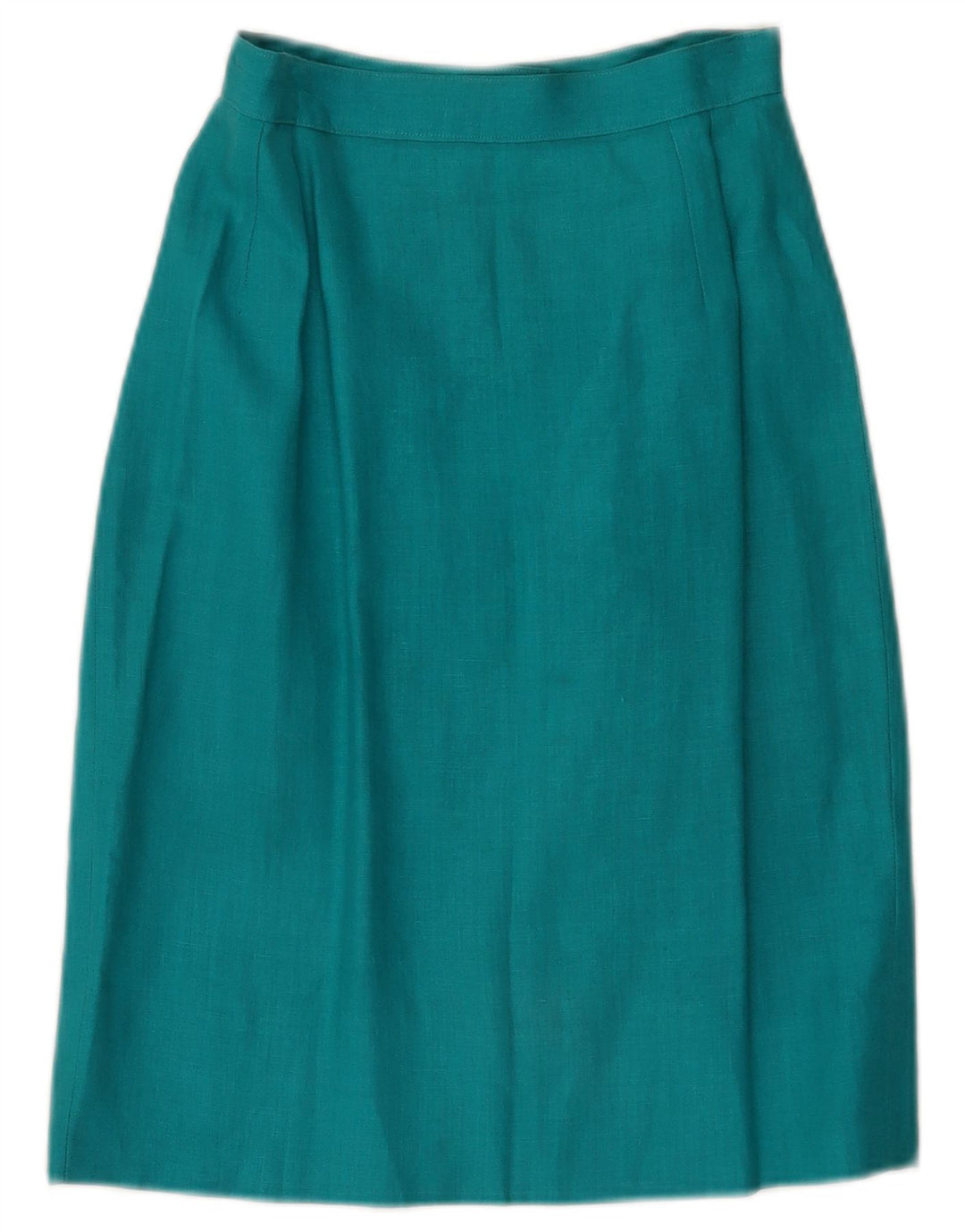 Jupe Midi Femme Vintage W24 XS Turquoise