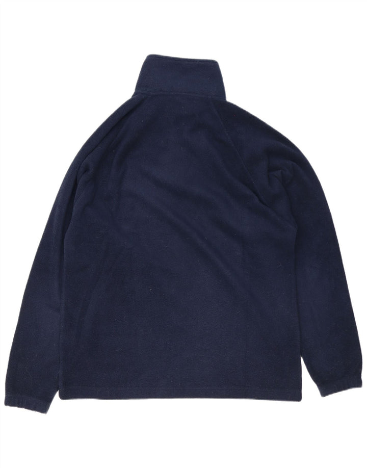 Kappa Pull Polaire Col Zippé Homme Bleu Marine Moyen Polyester