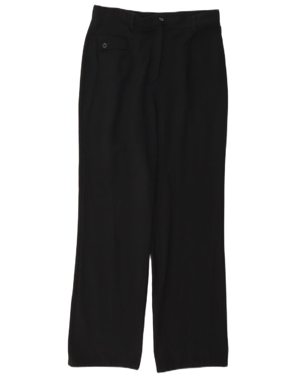 Marks & Spencer Pantalon de costume bootcut pour femme UK 10 Small W27 L29 Noir