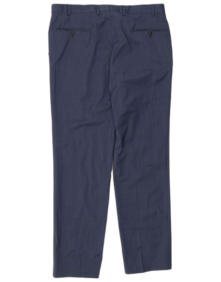 Engbers Pantalon de costume coupe classique pour homme IT 54 2XL W38 L33 Bleu Polyester