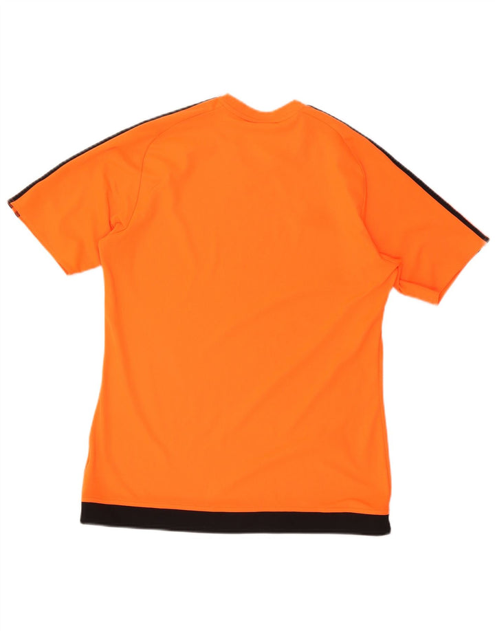 Adidas T-Shirt Climalite Homme Orange Moyen Colorblock