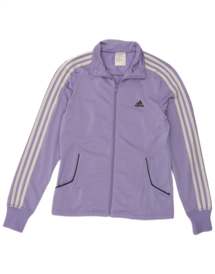 ADIDAS Veste de survêtement pour femme UK 14 Violet moyen Polyester