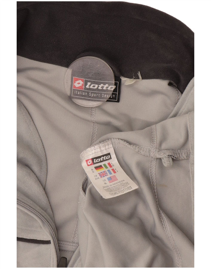 Lotto Veste de survêtement pour homme UK 42/44 XL Gris Polyester