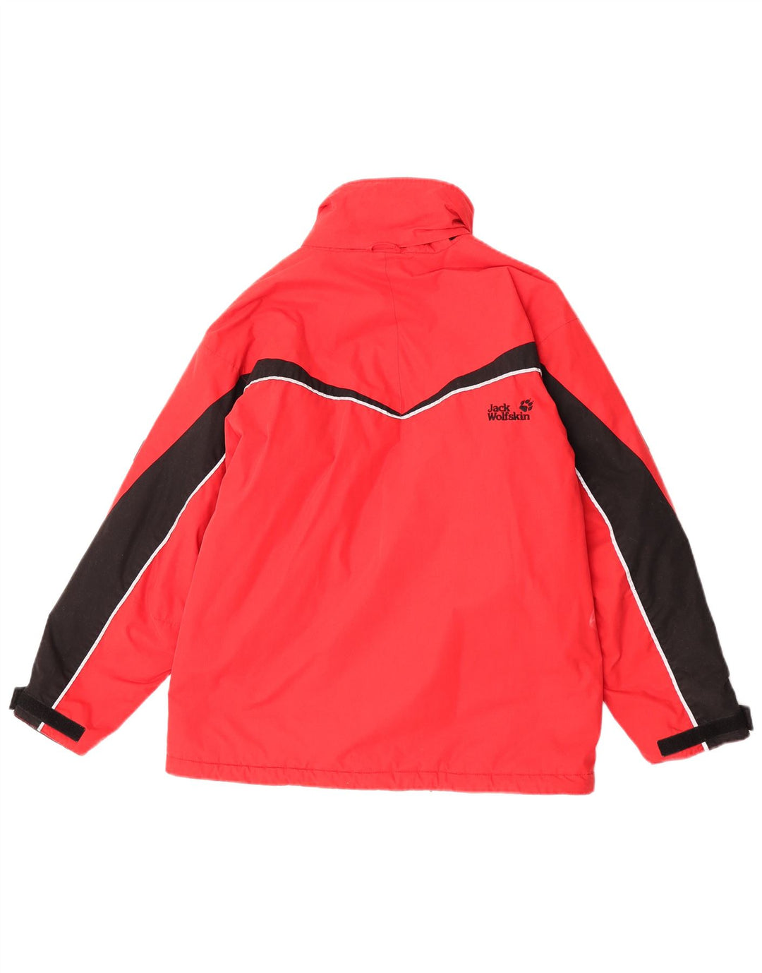 Jack Wolfskin Veste Coupe-Vent Garçon 11-12 ans Rouge Colorblock Polyester