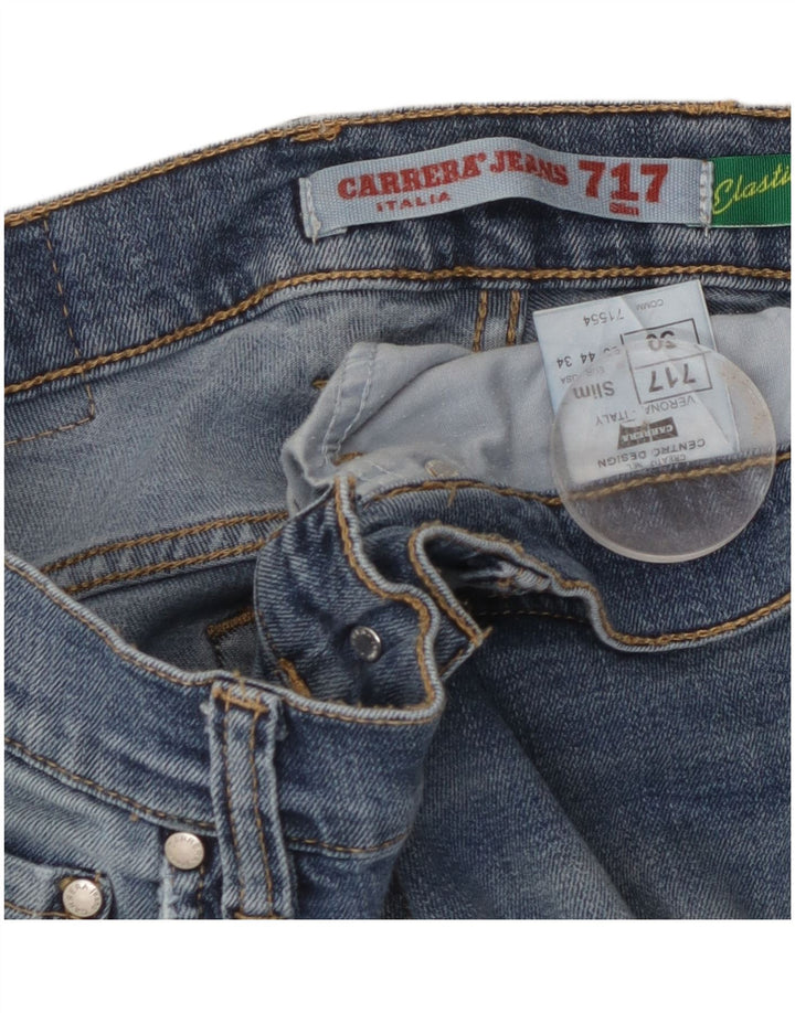 Carrera Jean Slim 717 Homme IT 50 Large W34 L31 Bleu Coton