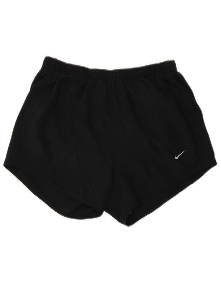 Nike Short de sport Dri Fit pour femme UK 4 XS Noir Polyester