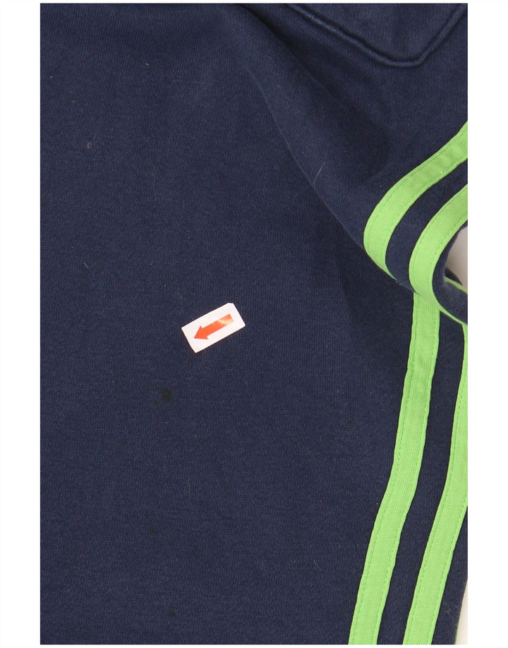 ADIDAS Pantalon de survêtement graphique pour hommes Joggers petit coton bleu marine