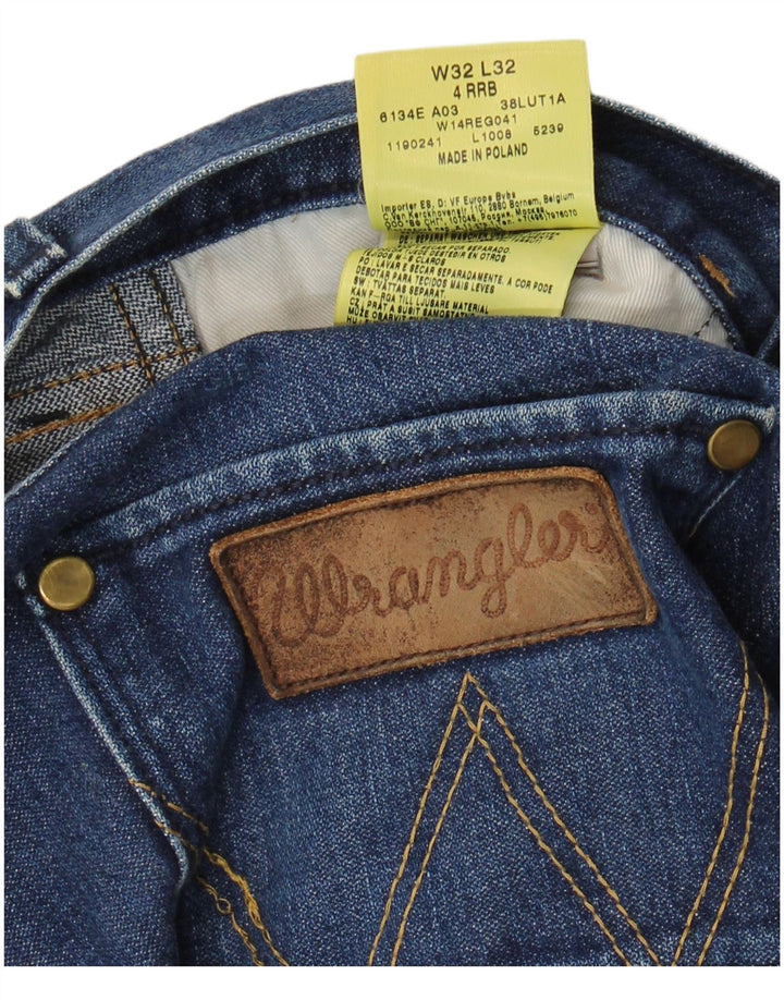 Wrangler Short en jean 4 RRB W32 pour homme en coton bleu moyen