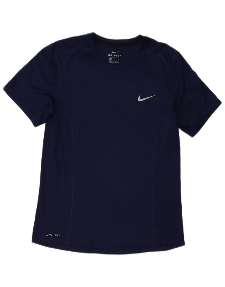 NIKE T-shirt Dri Fit pour hommes, petit, bleu marine