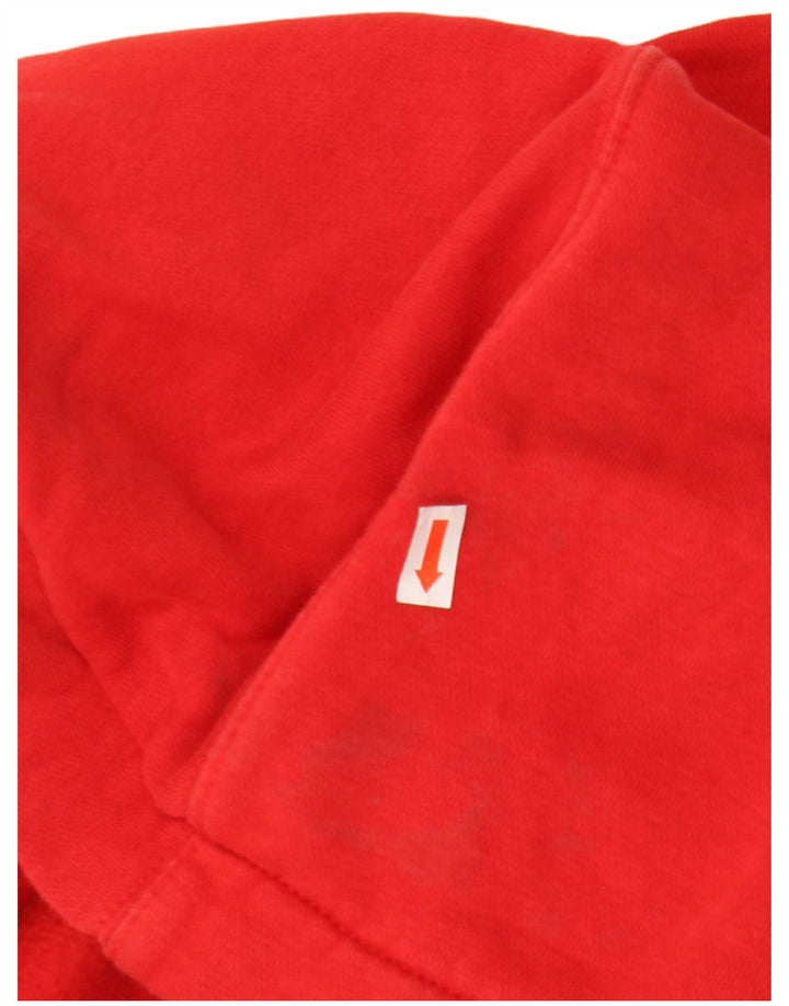 Nike Pull à capuche zippé pour homme Petit coton rouge