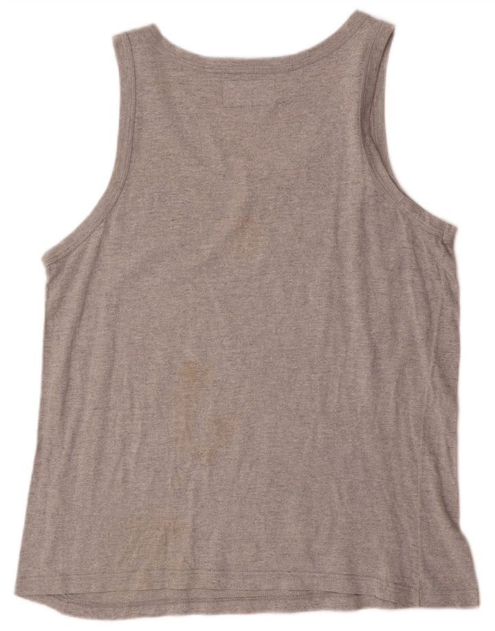 Brugi Débardeur Homme Grand Gris Coton