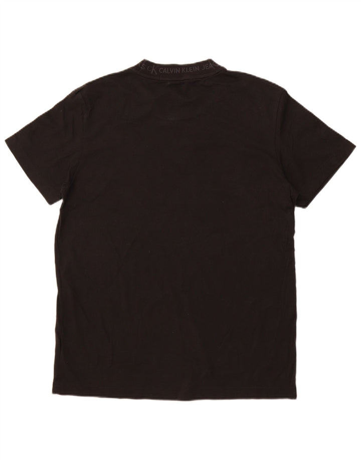 CALVIN KLEIN JEANS T-Shirt Graphique Homme Grand Noir
