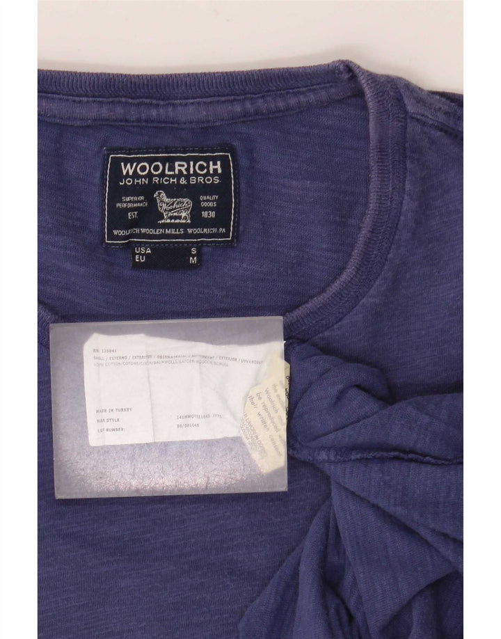 Woolrich T-Shirt Homme Bleu Moyen Coton