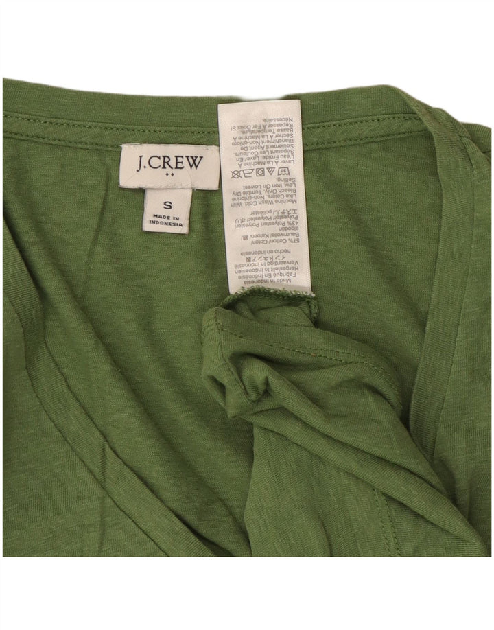 J. CREW Débardeur Femme UK 10 Petit Coton Vert