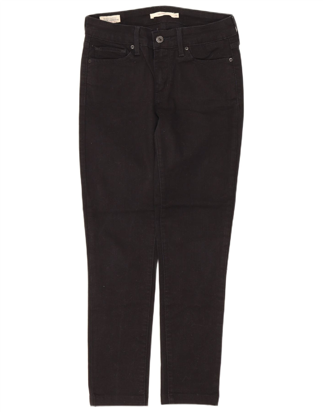 LEVI'S Jean Skinny 711 Femme W26 L26 Coton Noir
