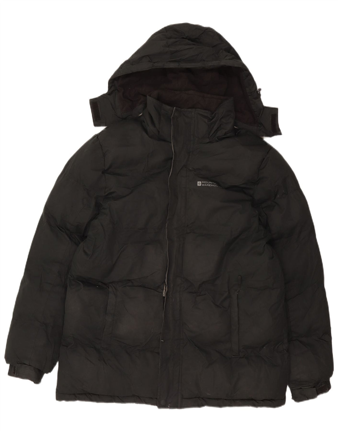 Mountain Warehouse Veste matelassée à capuche pour homme UK 38 Medium Noir Polyester
