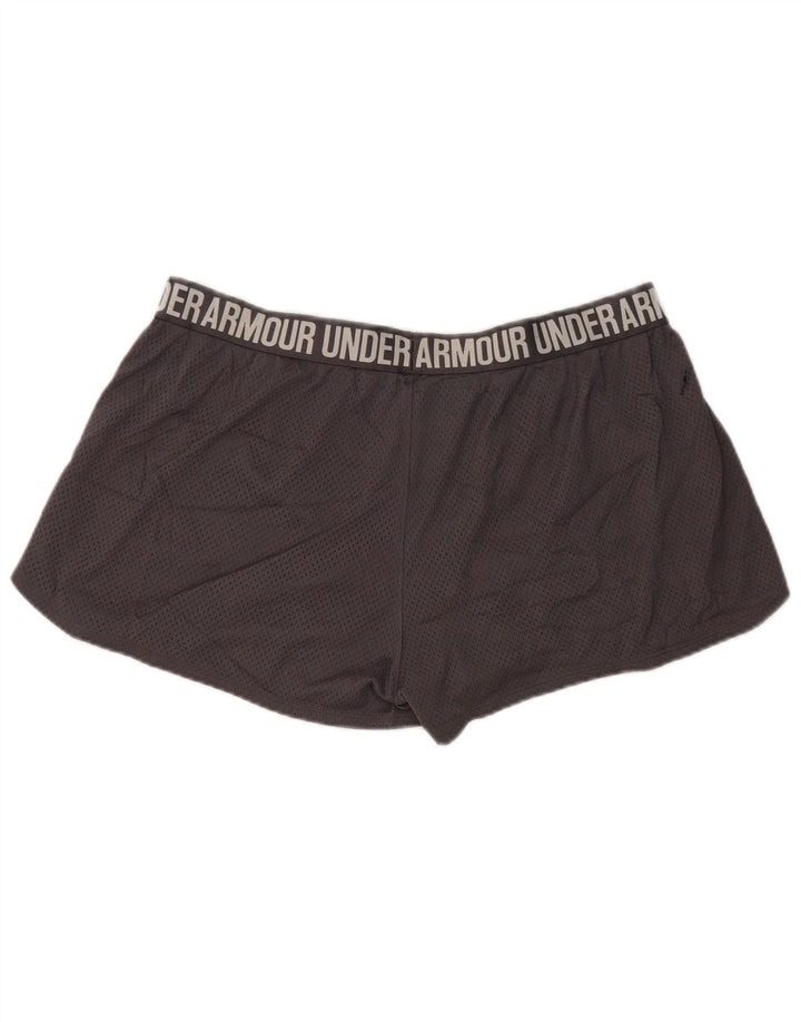 UNDER ARMOUR Short de sport graphique pour femme UK 18 XL Gris