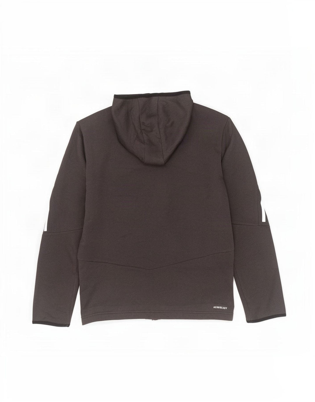 Adidas Pull à capuche zippé Aeroready pour homme, petit, gris, polyester