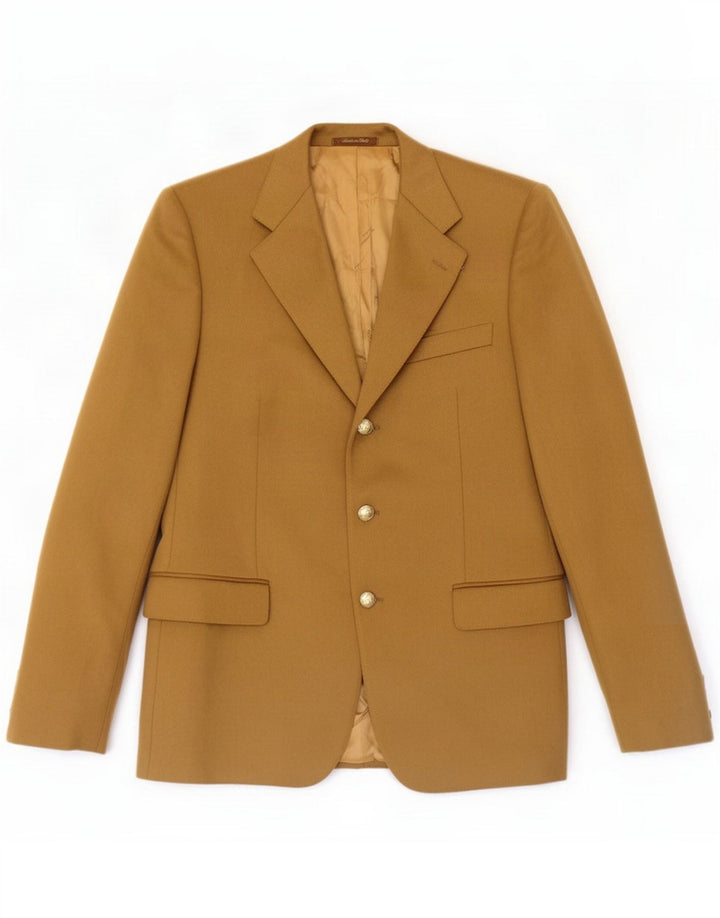 Pierre Cardin Veste blazer 3 boutons pour homme IT 50 Large laine beige
