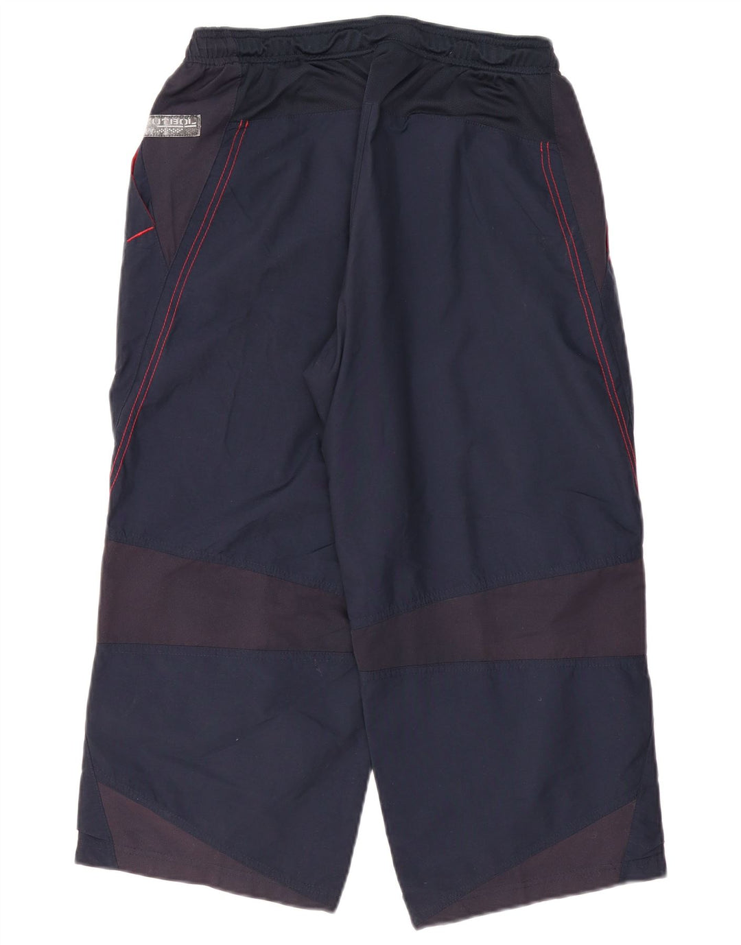 NIKE Pantalon de Survêtement Capri Homme Bleu Marine Moyen Nylon Colorblock