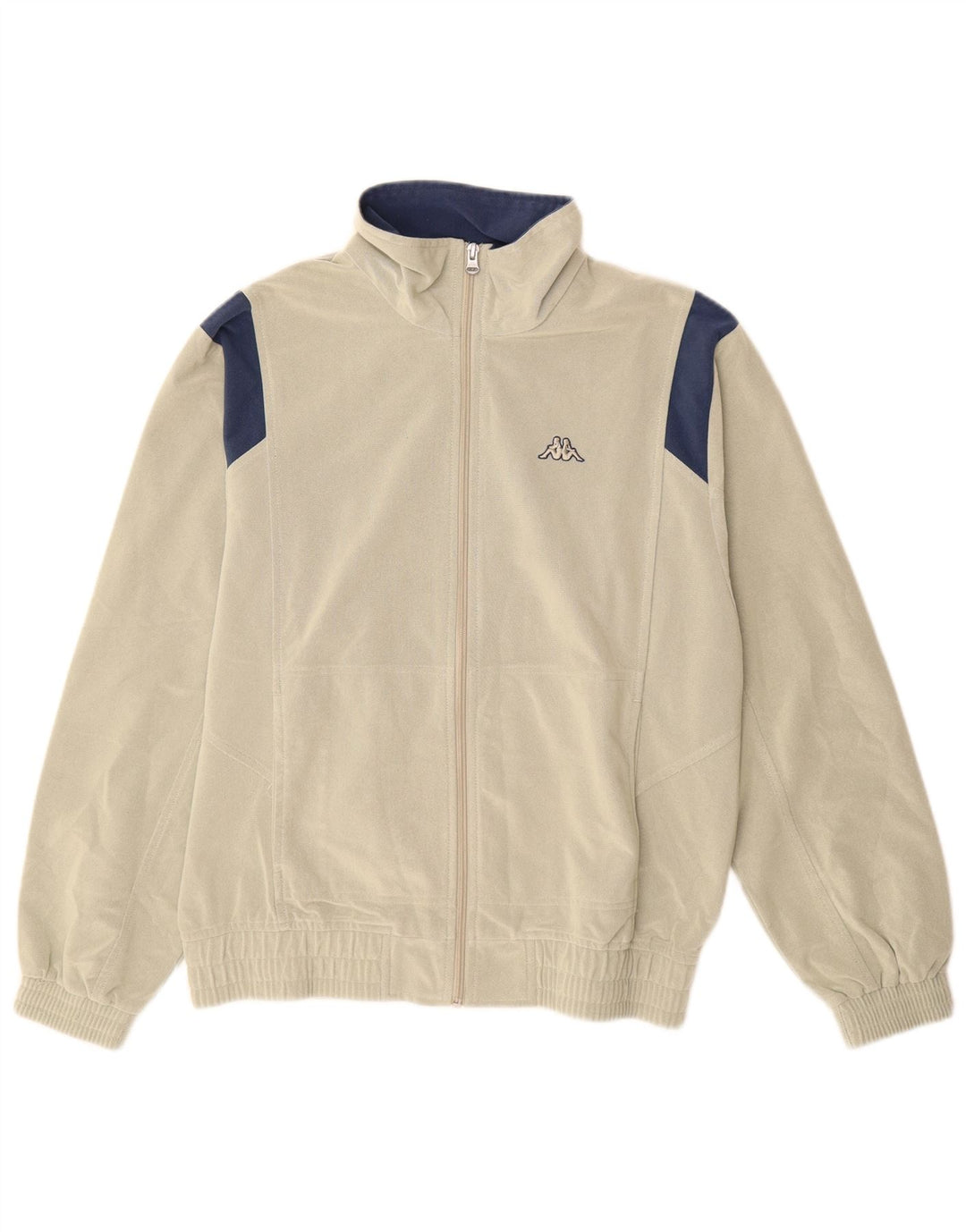 KAPPA Veste de Survêtement Homme Petit Beige Colorblock Polyester