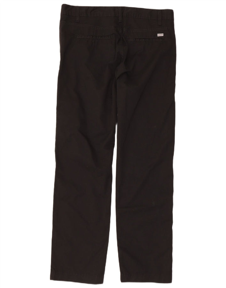 CARHARTT Pantalon Chino Droit Homme W34 L32 Noir Coton