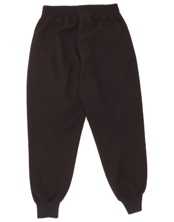 Zara Pantalon de survêtement coupe ample pour femme UK 6 XS Noir Colourblock