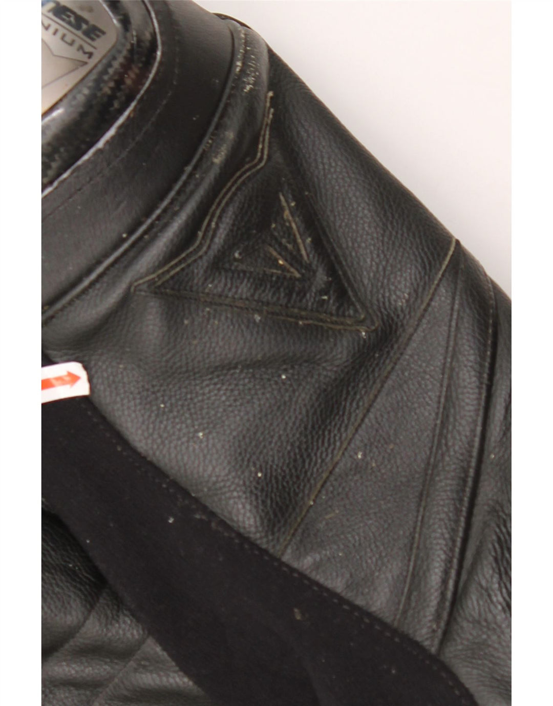 DAINESE Veste de course en cuir graphique pour hommes IT 50 Large cuir noir