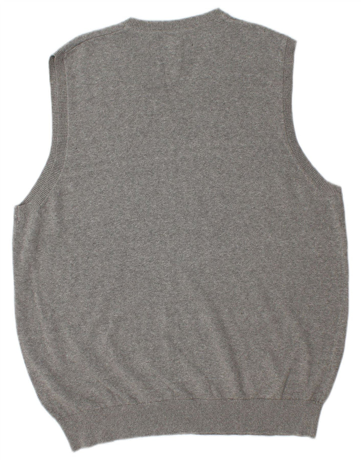 Marks & Spencer Débardeur Gilet Homme XL Gris Coton