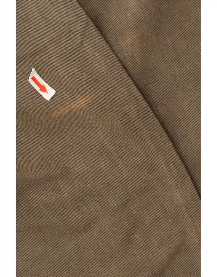 HUGO BOSS Jean Droit Arkansas Homme W34 L34 Kaki Coton