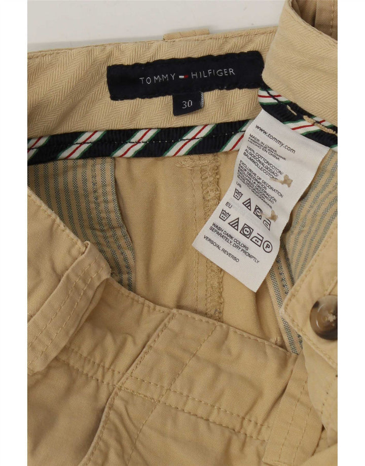 Tommy Hilfiger Short Cargo Homme W30 Coton Kaki Moyen