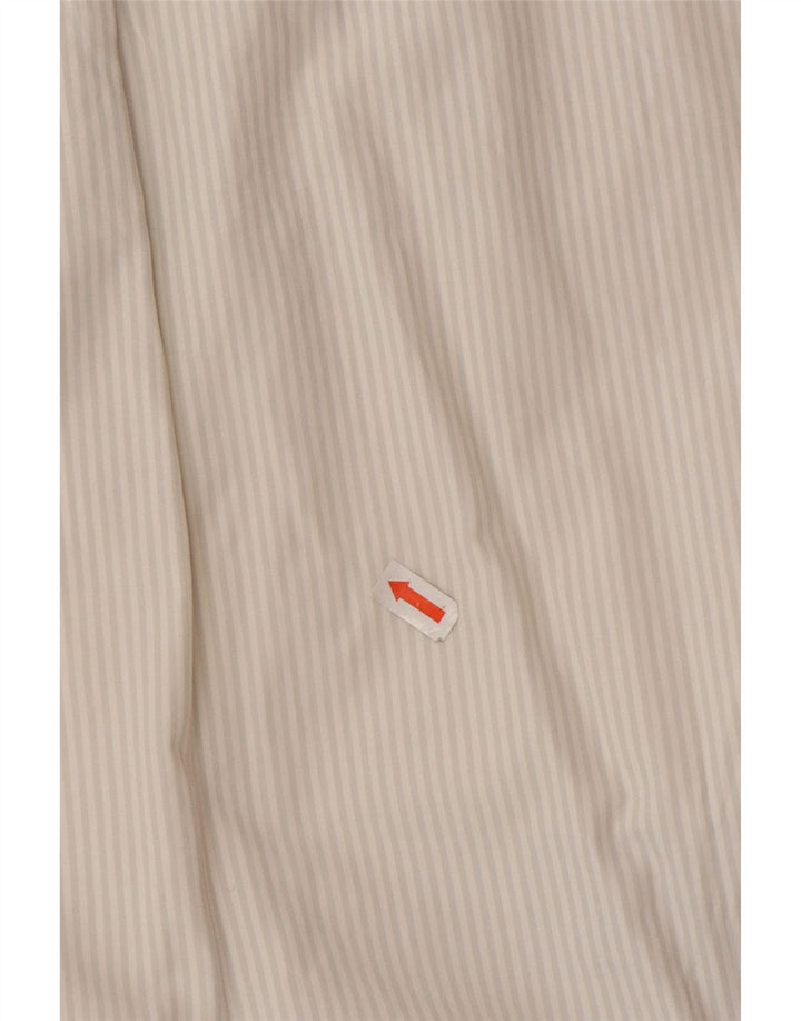 J. Crew Chemise pour homme en coton à fines rayures blanches