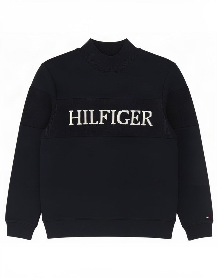 Tommy Hilfiger Sweat-shirt graphique pour hommes, petit, bleu marine