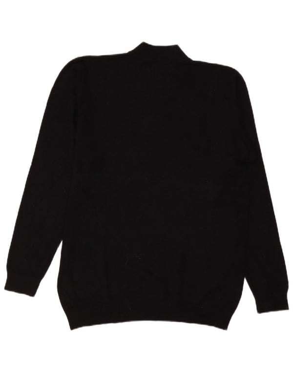 Zara Pull Col Roulé Homme Noir Moyen Viscose