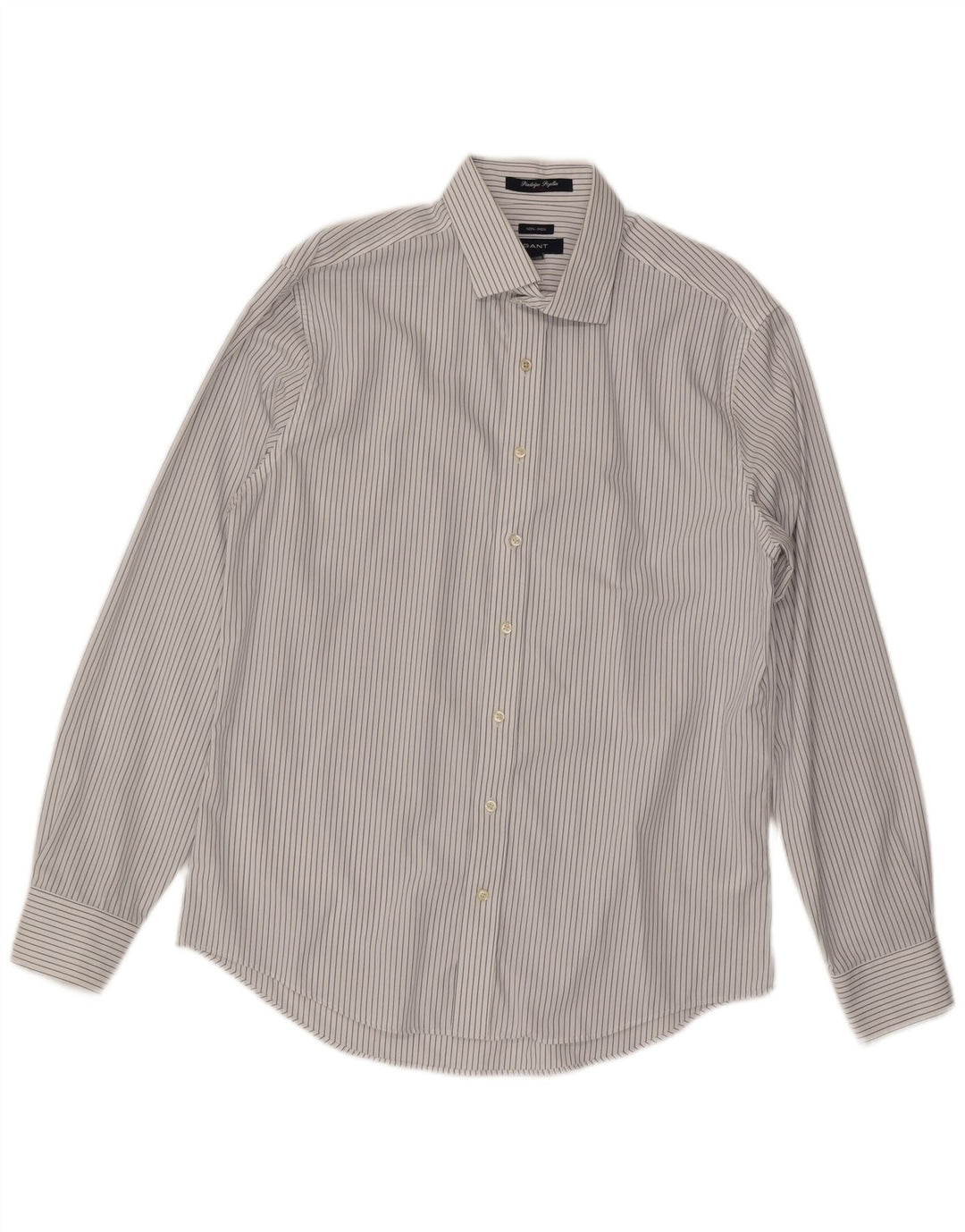Gant Homme NON - IRON Chemise XL Blanc Rayé Coton