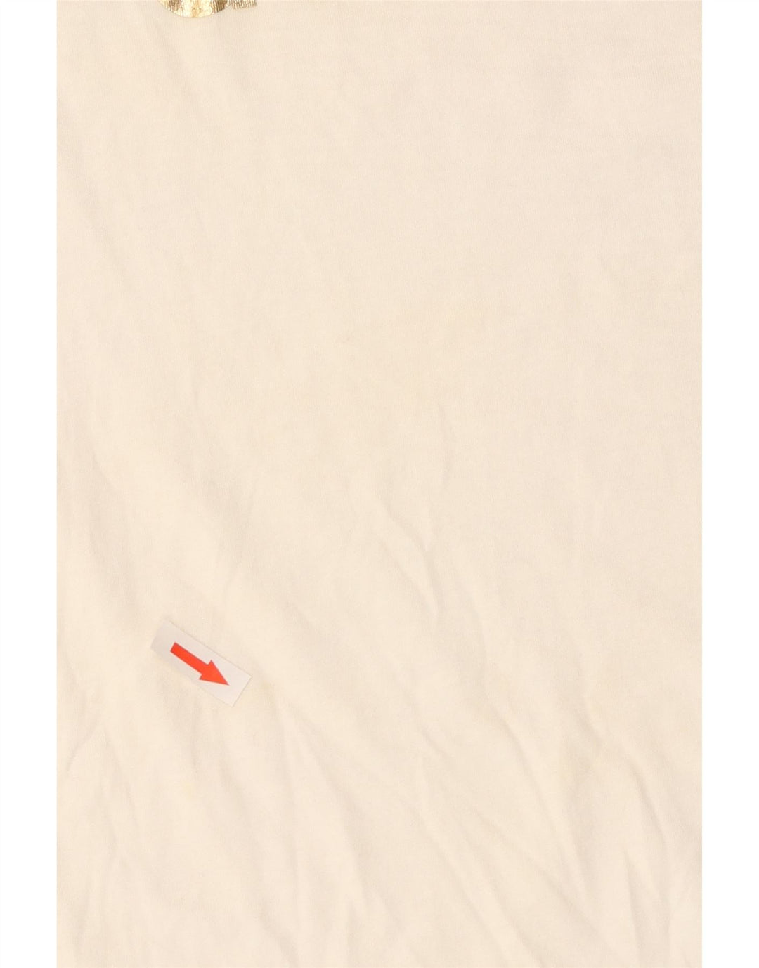 Adidas T-shirt graphique pour femme UK 14 en coton blanc moyen