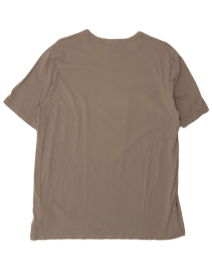 Cos T-Shirt Graphique Homme Top XL Gris Coton