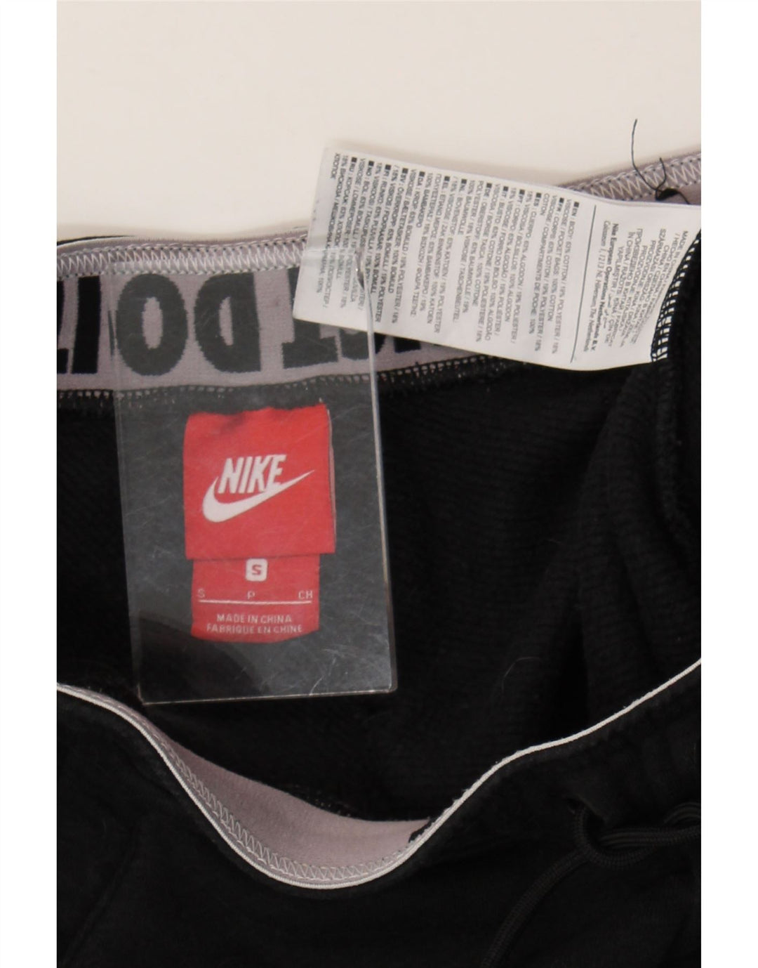 Nike Pantalon de survêtement pour homme en coton noir Taille S