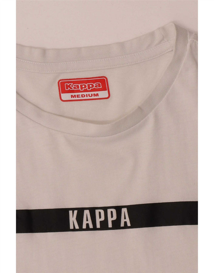 Kappa T-Shirt Homme Blanc Moyen Colorblock