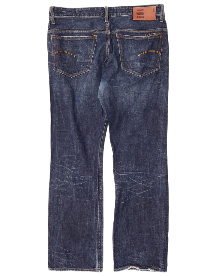 G-Star Jean droit 3301 homme W36 L32 bleu coton